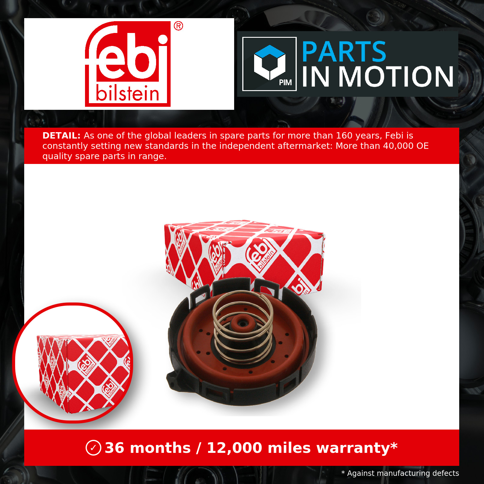 Oil Filler Cap fits BMW 550 E60, E61 4.8 05 to 10 11127537733 11127547058 Febi - Image 9