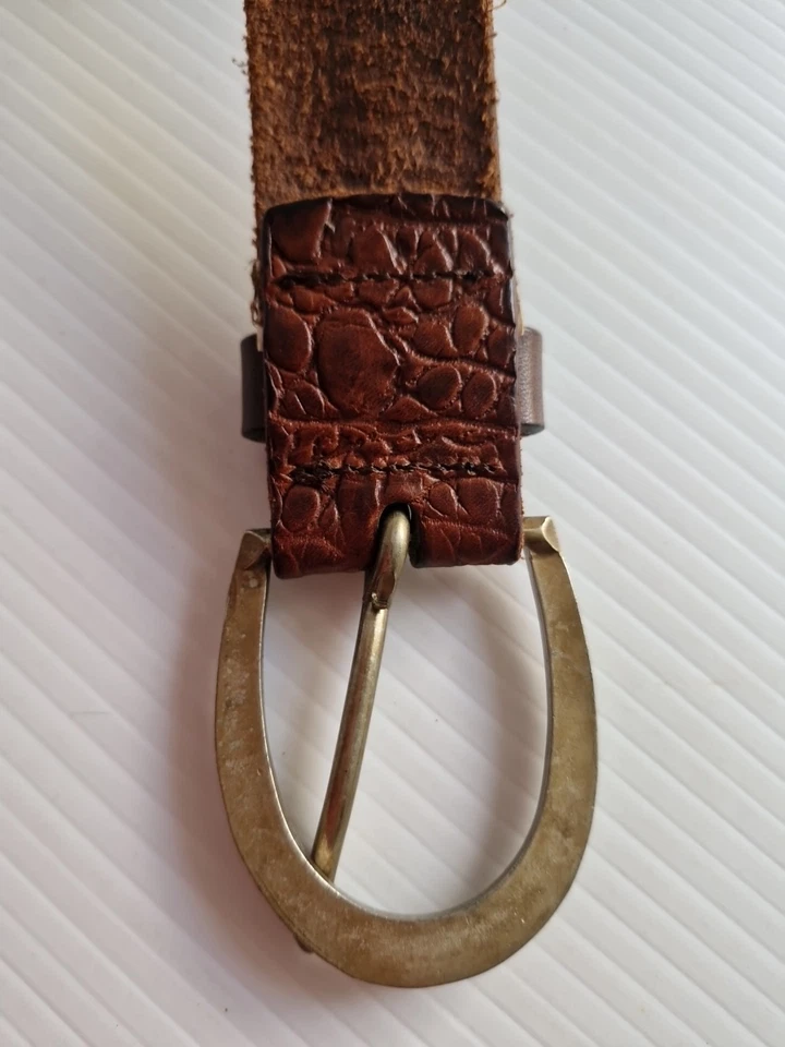 Vintage REPLAY Leather Belt Size 90 - image 4 of 4