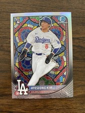 2025 Bowman Chrome Etched In Glass Refractor Hyeseong Kim RC Dodgers #91 SP