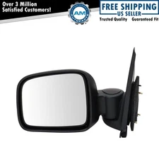Folding Manual Side View Mirror Driver Left Hand LH for 02-07 Jeep Liberty
