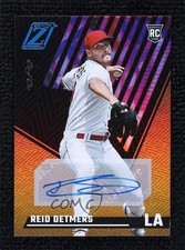 2022 Panini Chronicles Zenith Holo Platinum Blue 1/1 Reid Detmers #5 Auto 5l2