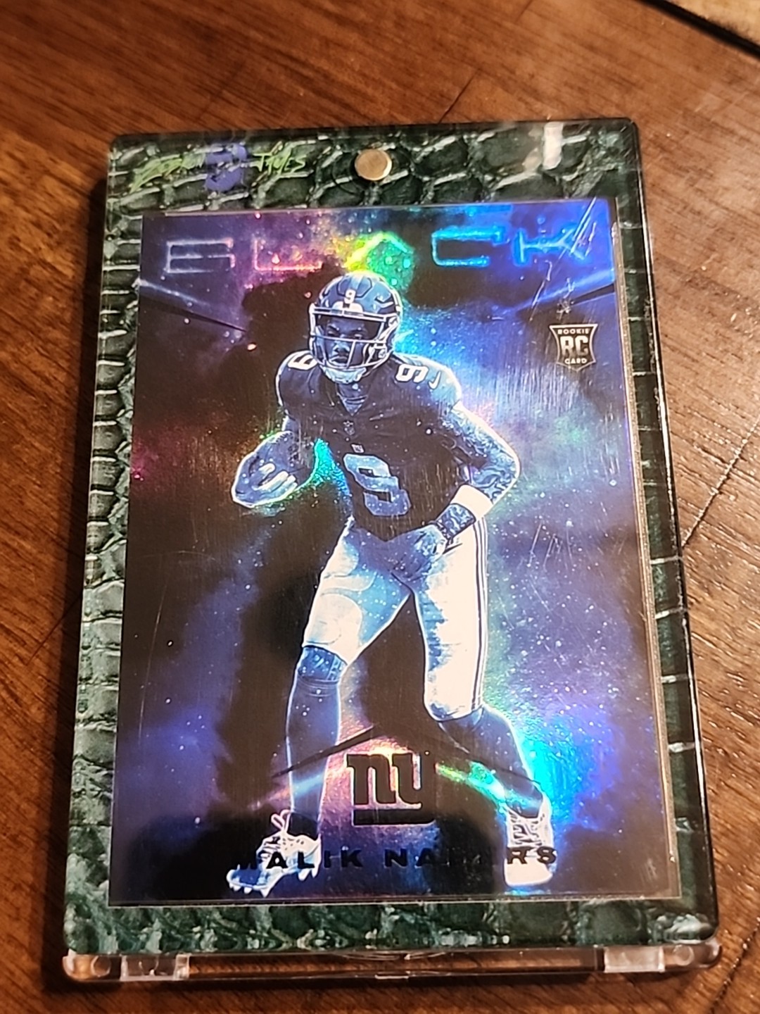 2024 Panini Black Rookies Malik Nabers Smokescreen Case Hit SSP # SM-MNS