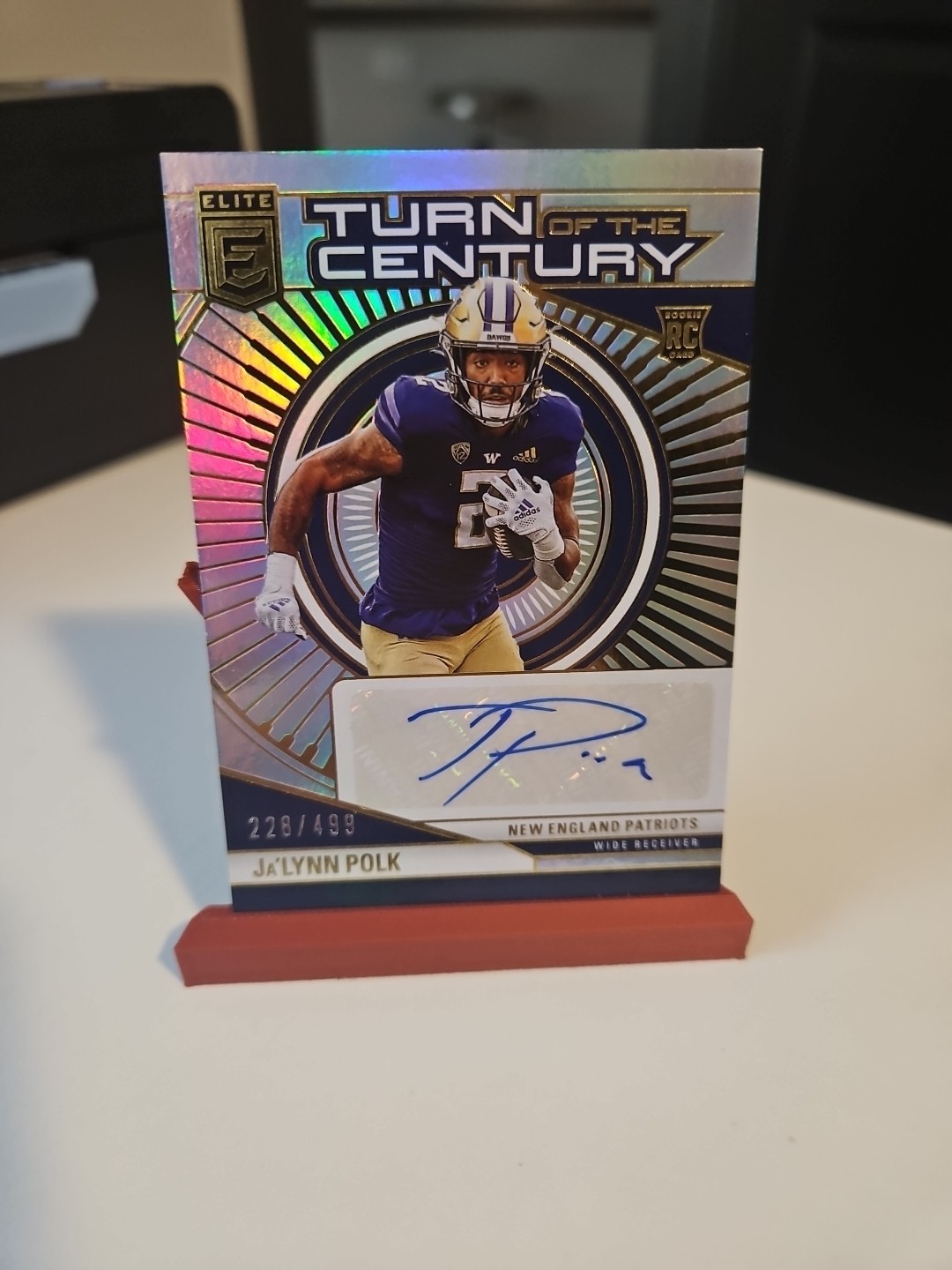 2024 Donruss Elite Ja'Lynn Polk Turn of the Century Auto RC #228/499