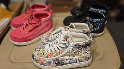Lot Of 3 Billy Graffiti Classic DlR II High Shoes All  Size 3XW Pink White Black