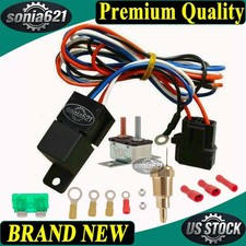 Thermostat Temp Control Switch 12v For Electric Radiator Cooling Fan Relay Kit Thermostat Temp Control Switch 12v For Electric Radiator Cooling Fan Relay Kit