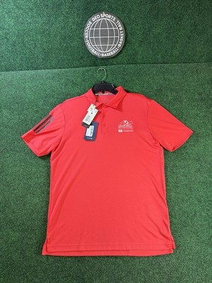 Men's Adidas Arnold Palmer Invitational Tour Issued Golf Polo Shirt Sz M DEFECT