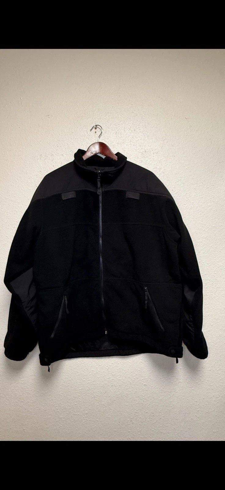 5.11 Tactical Series Black Fleece Full Zip Jacket w/ Zipped Pockets XL 109614 image 7