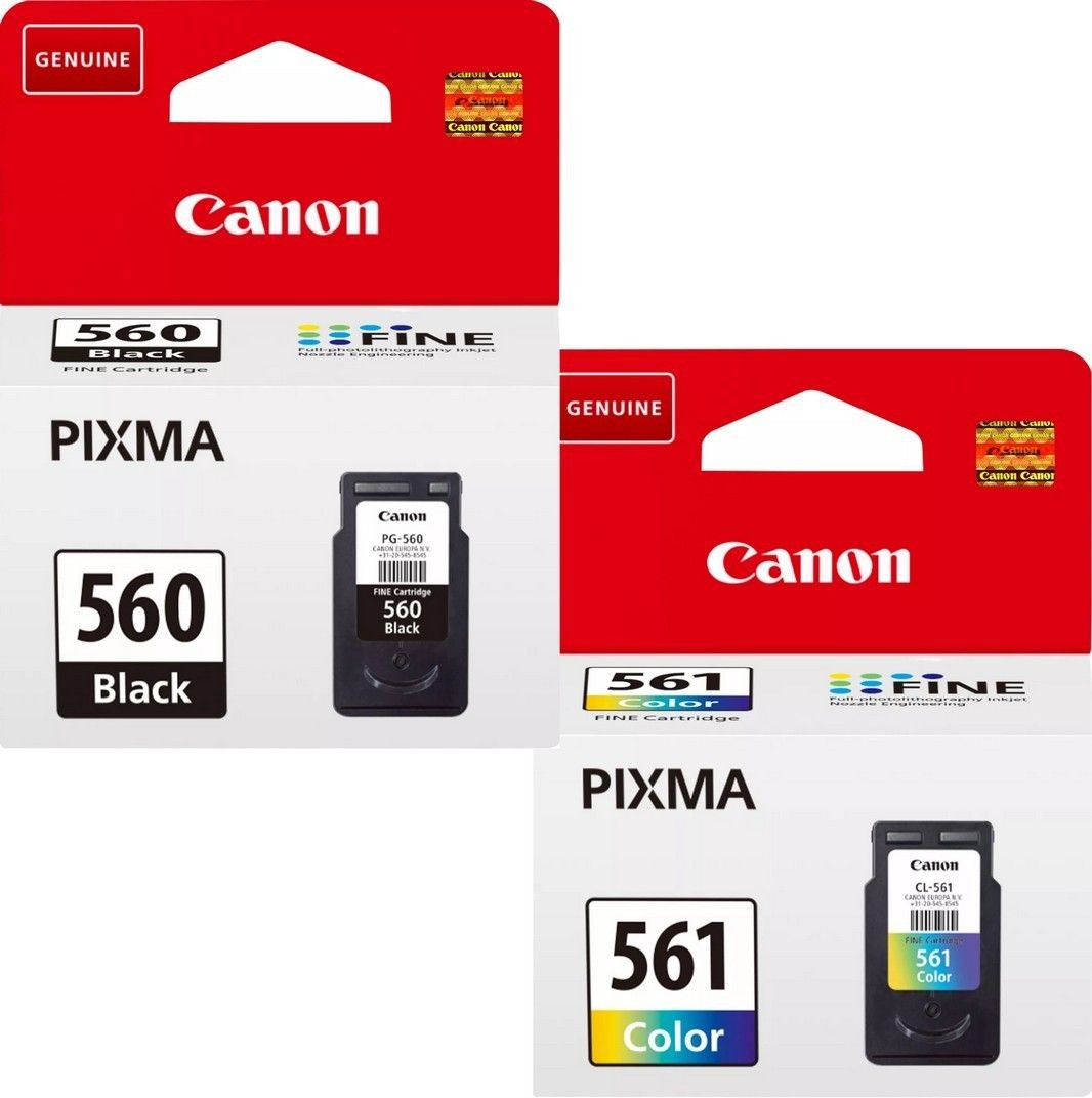 Genuine Canon PG-560 CL-561 Black & Colour Ink Cartridge for Pixma TS7450 TS7451 - Image 4