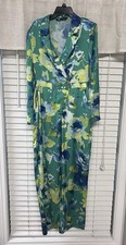 Zara Silky Floral Jumpsuit Long Sleeve Size M Summer Elegant Perfect for Spring