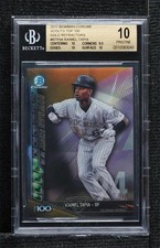 2017 Bowman Chrome Scouts Top 100 Gold Refractor 47/50 Raimel Tapia BGS 10 n0c
