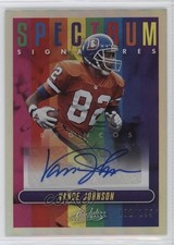 2023 Panini Absolute Spectrum Signatures /199 Vance Johnson #SPEC-VJ Auto 06mc