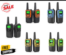 Long Range Walkie Talkie 2 set 3 mile Two Way Radio Charge Headset Waterproof