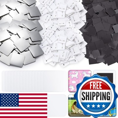 Teenyyou 200 Sets 50mm/2in Square Button Maker Parts DIY Fridge Magnets Supplies