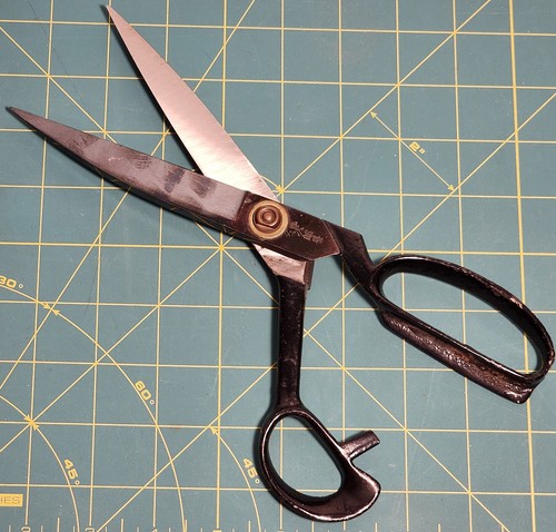 Vtg Jirocho Craftsman Tailor Dressmaker Scissors Shears 10" Japan - Picture 5 of 8