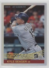 2018 Panini Donruss Retro 1984 Stat Line Career 369/447 Kyle Seager #260 z6b