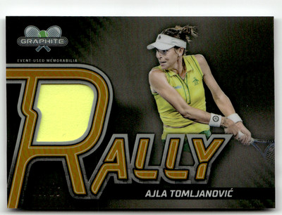 Topps Graphite 2024 Tennis RR-ATC Ajla Tomljanovic Orange Event-Used Patch 8/25