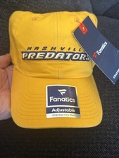 Fanatics Nashville Predators Yellow NHL Strap Back Hat
