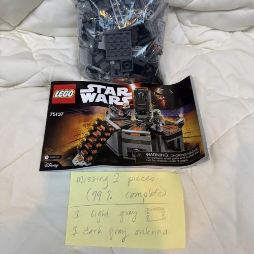 LEGO Star Wars Carbon-Freezing Chamber #75137 - Near Complete w/Figs & Manual