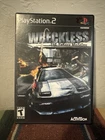 WRECKLESS THE YAKUZA MISSION PS2 SONY PLAYSTATION 2 VIDEO GAME