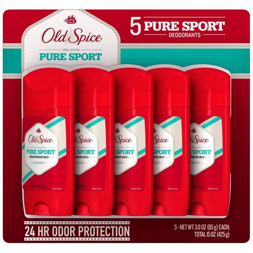 Desodorante Old Spice High Endurance Pure Sport Scent para hombre (3,0 oz - paquete de 10) - Imagen 2 de 3