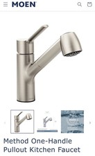 Moen 7585SRS Spot Resist Stainless One-Handle Pullout Kitchen Faucet