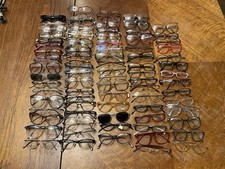 Lot of 80 Eyeglass Frames NOS Ralph Lauren Nautica Christian Dior Demo Lense