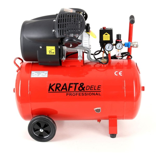 Kompressor ÖLkompressor 100 L 3 Kw 8 Bar 530 L/Min Luftkompressor Zweizylinder-image