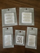 Preciosa Flatback Round Clear Crystals Combo Pack