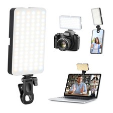 Portable Selfie Light with 90 LED - Rechargeable Ring Light for Makeup, Zoom, Ti