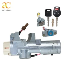 Ignition Lock Cylinder Switch Key for Nissan Versa 2012 2013-2019 D8700-1HL0A