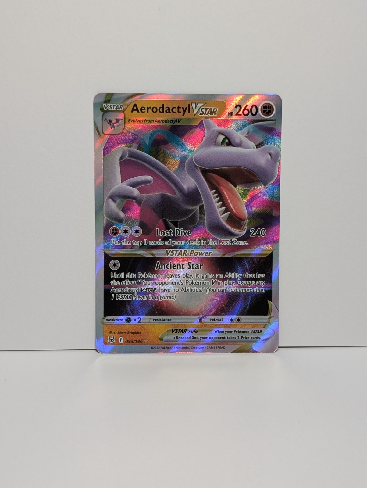Aerodactyl VStar 093/196 Lost Origin - NM