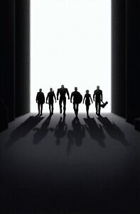 AVENGERS ENDGAME SILHOUETTE MARVEL POSTER A4 A3 A2 A1 CINEMA MOVIE LARGE FORMAT