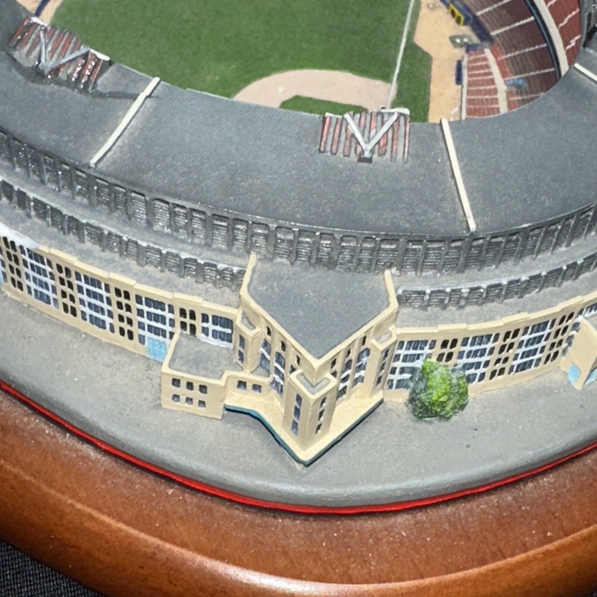 Danbury Mint Cleveland Municipal Stadium Baseball Replica Cleve