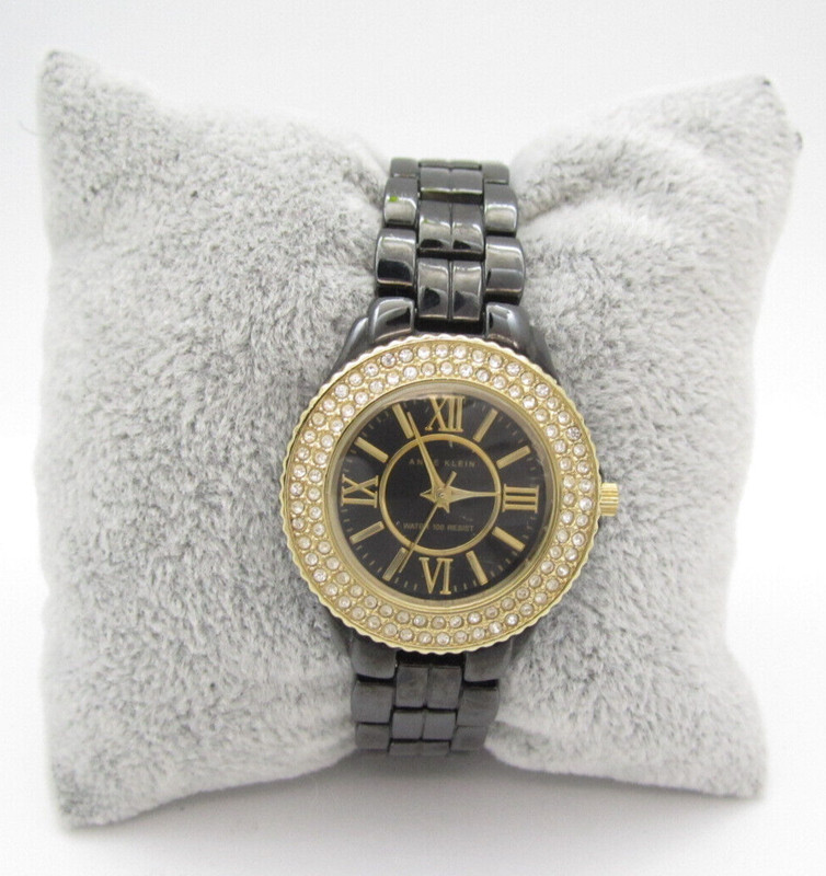 Women Anne Klein Quartz WR Analog 28mm Dial Round Watch (G820) "Untested"
