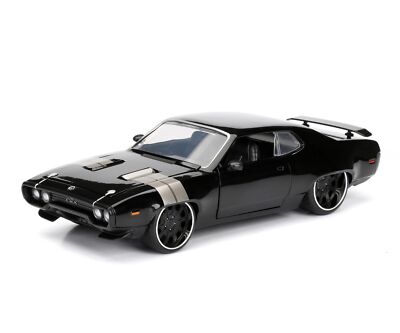 1972 Fast & Furious 8 Plymouth GTX Die-Cast 1:24 Model JADA TOYS 1972 Fast & Furious 8 Plymouth GTX Die-Cast 1:24 Model JADA TOYS