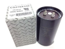 NEW - 270-324 uF Round Start Capacitor 330 vac CS270X330 volt 270X330