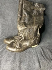 Diba Riding Boots Size 8.5 Women’s Brown Slouch Style 