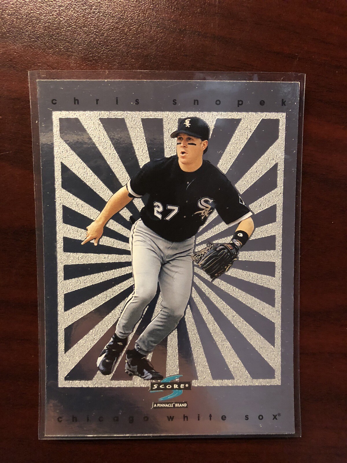 1997 SCORE HOBBY RESERVE COLLECTION REAL SET BREAK #419 CHRIS SNOPEK WHITE SOX