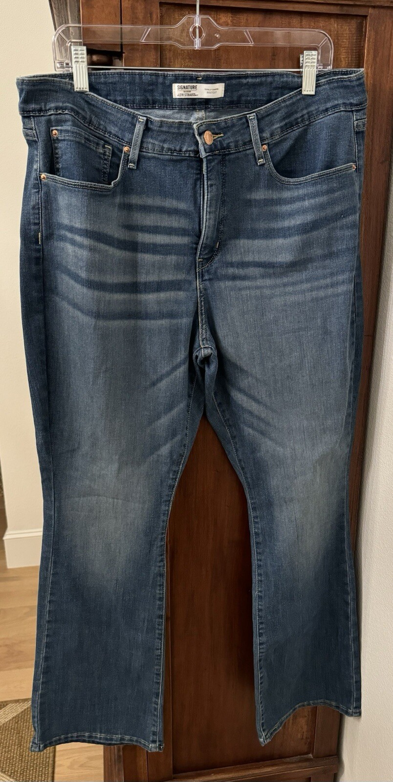 Levi's Gold Women’s  Blue Jeans Plus Size 20 Mid Rise Bootcut Stretch Cowgirl