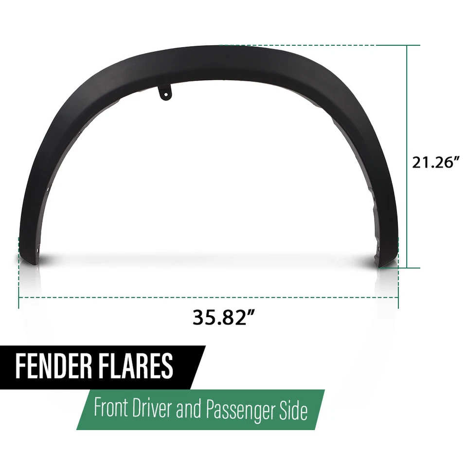 Fit For 2015-2021 Lexus NX200t NX300 NX300h Front Fender Flares Molding Trim Foto 3 de 4