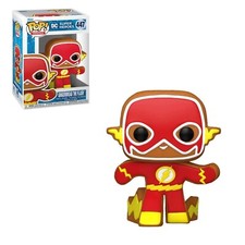 DC Comics Gingerbread The Flash Holiday POP! Vinyl Figure Toy #447 FUNKO NEW NIB