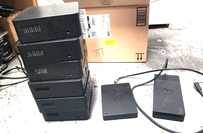 Lot of 8 - Dell  Docking Stations TB16, wd19tbs, & K17A