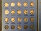 1916-1945 Mercury Dime Set, Missing 1916d,1921d,1931s,1931d(73 COINS) — photo 6