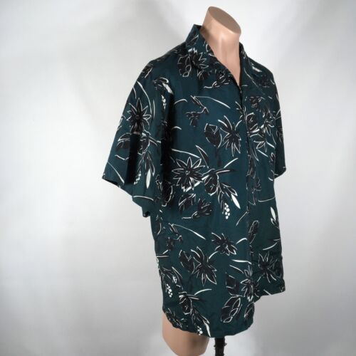 Camisa Original Estilo Hawaiano Manga Corta Botón De Colección Años 70 Hawaiana Aloha XL - Imagen 4 de 9