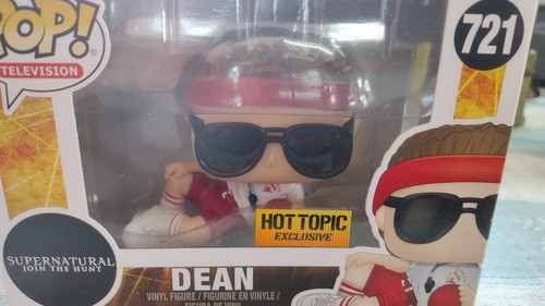 Dean Gym Pop Funko Figurine N°721 Supernatural Hot Topic Exclusive See Photos - Picture 10 of 10