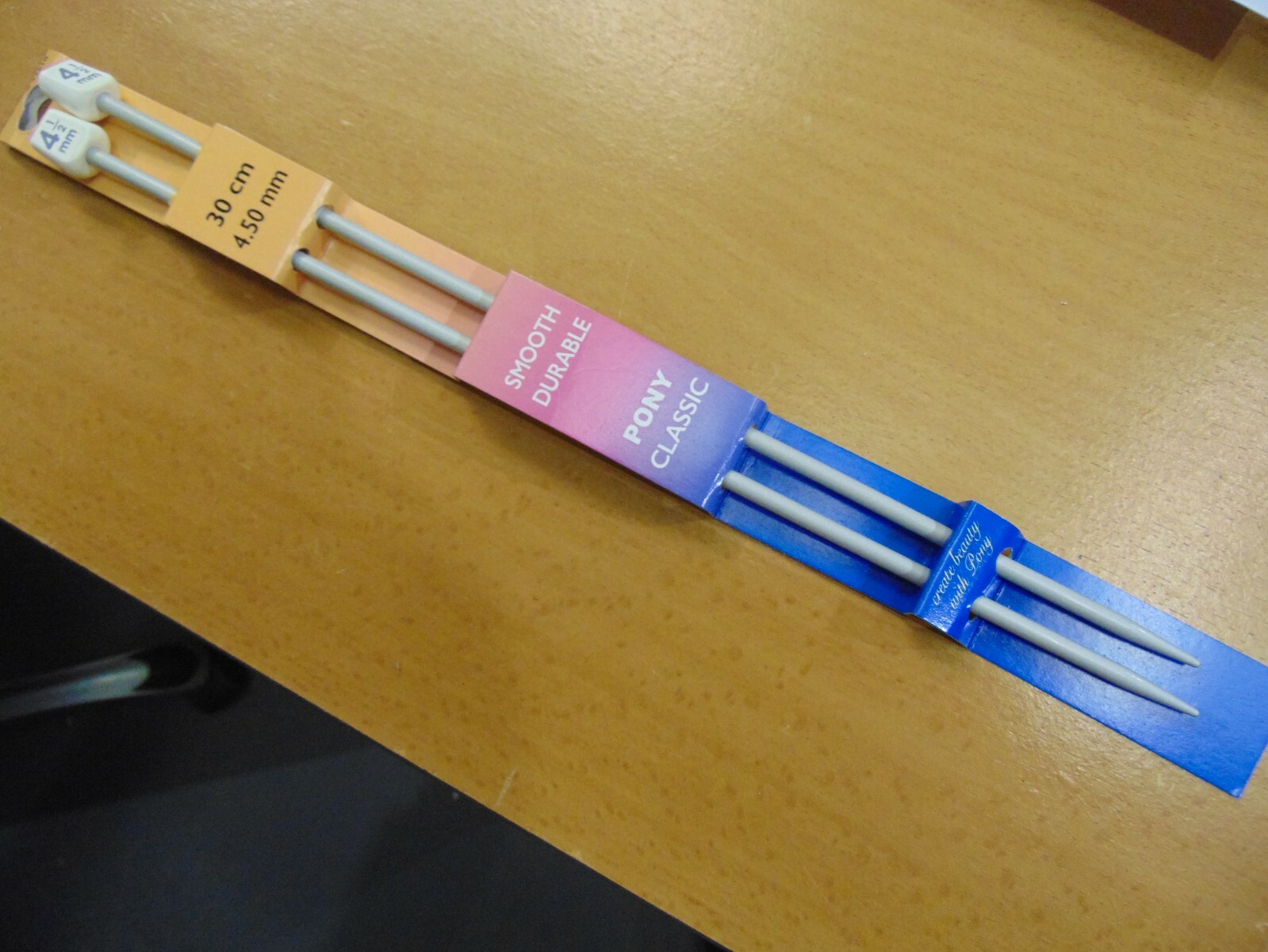 Pony Knitting Needle`s  30cm 4.50 mm (Pair)