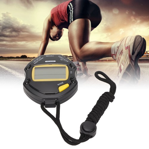 Electronic Stopwatch 2 Line Display 20 Lap Memory Digital Sports Stopwatch - Picture 12 of 12