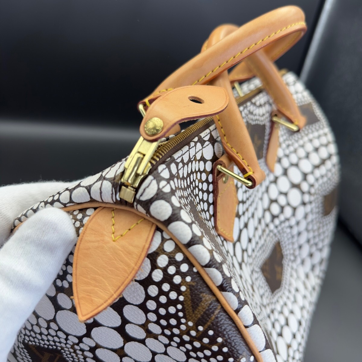Louis Vuitton Speedy Handbag 30 Yayoi Kusama Limited Edition in