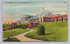 Postcard The Handley High School Winchester Virginia
