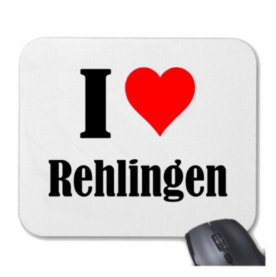 MOUSEPAD Mauspad I Love Rehlingen Ich Liebe Rehlingen
